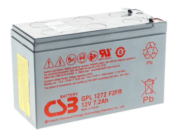 Батарея для ИБП CSB GPL1272 F2 FR 12В 7.2Ач