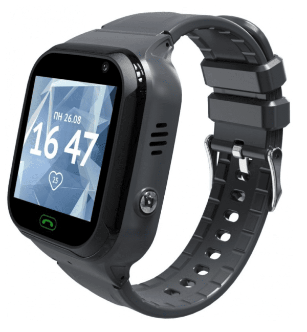 Детские умные часы AIMOTO Omega 4G с видеозвонком. Цвет: черный