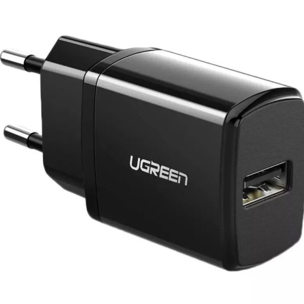 Зарядное устройство UGREEN ED011 (50459) USB-A Wall Charger One Port - Black