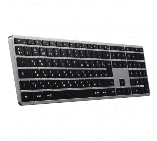 Клавиатура Satechi Slim X3 Bluetooth Keyboard-RU - Space Gray