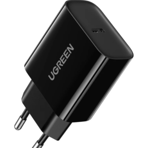Зарядное устройство UGREEN CD137 (10191) Fast Charging Power Adapter With PD 20W EU - Black