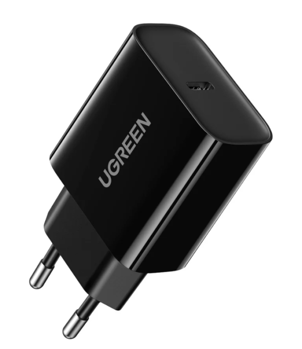 Зарядное устройство UGREEN CD137 (10191) Fast Charging Power Adapter With PD 20W EU - Black