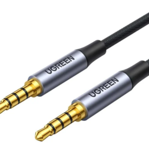 Кабель UGREEN AV183 (20782) 3.5mm Male to Male 4-Pole Microphone Audio Cable. Длина: 2м. Цвет: черный
