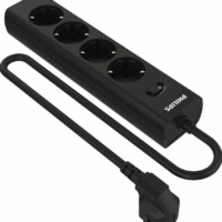 Сетевой фильтр Philips CHP2145BC/51 5м черный