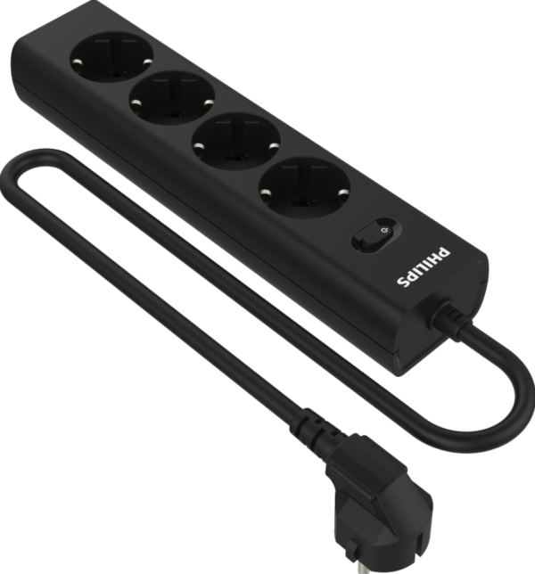 Сетевой фильтр Philips CHP2145BC/51 5м (4 розетки) черный