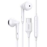 Наушники UGREEN EP101 (60700) Wired Earphones with Type-C Connector - White