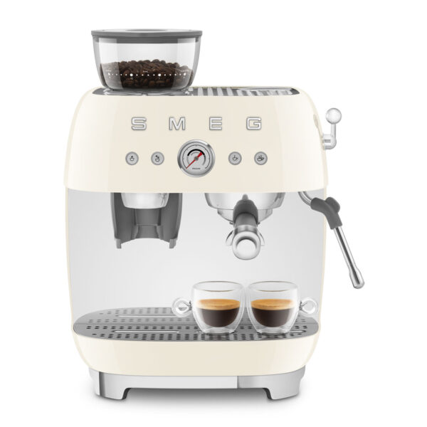 Кофемашина-эспрессо Smeg EGF03CREU кремовый — изображение 9