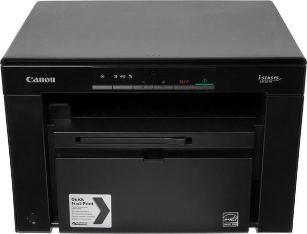 МФУ лазерный Canon i-Sensys MF3010 bundle A4 черный (в комплекте: + картридж)