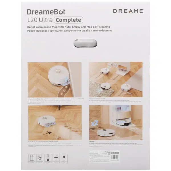 Робот-пылесос Dreame Bot Robot Vacuum and Mop L20 Ultra Complete White — изображение 16