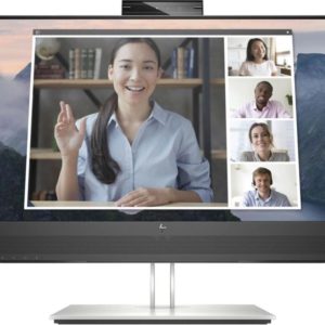 Монитор HP 23.8" E24mv G4 Conferencing черный IPS 16:9 HDMI M/M Cam HAS Piv 1000:1 250cd 178гр/178гр 1920x1080 60Hz VGA DP FHD USB 6.5кг