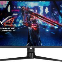 Монитор Asus 32" ROG Strix XG32UQ черный IPS LED 16:9 HDMI матовая HAS Piv 450cd 178гр/178гр 3840x2160 160Hz G-Sync DP 4K USB 8.9кг