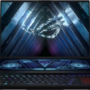 Ноутбук Asus ROG Zephyrus Duo 16 GX650PY-NM083W Ryzen 9 7945HX 32Gb SSD2Tb NVIDIA GeForce RTX4090 16Gb 16" IPS WQXGA (2560x1600) Windows 11 Home black WiFi BT Cam (90NR0BI1-M004V0)