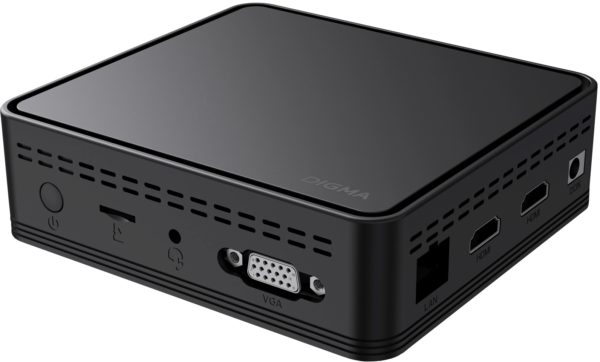 Неттоп Digma Mini Office P N5030 (1.1) 8Gb SSD256Gb UHDG 605 CR Windows 11 Pro GbitEth WiFi BT 36W черный (DPN5-8CXW01)