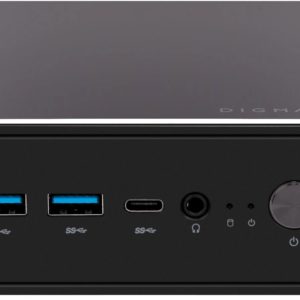 Неттоп Digma Pro Minimax U1 i3 1215U (1.2) 8Gb SSD512Gb UHDG Windows 11 Pro GbitEth WiFi BT 60W темно-серый/черный (DPP3-8DXW01)