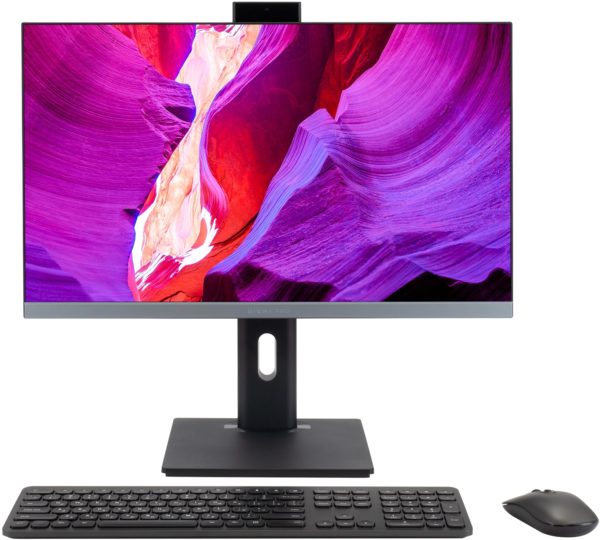 Моноблок Digma Pro Unity 23.8" Full HD i3 1215U (1.2) 16Gb SSD512Gb UHDG CR Linux Ubuntu GbitEth WiFi BT 90W клавиатура мышь Cam серый/черный 1920x1080