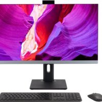 Моноблок Digma Pro Unity 27" Full HD i7 1255U (1.7) 16Gb SSD1Tb Iris Xe CR Windows 11 Pro GbitEth WiFi BT 90W клавиатура мышь Cam серый/черный 1920x1080
