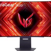 Монитор LG 44.5" UltraGear 45GS95QE-B черный OLED LED 21:9 HDMI M/M матовая HAS Piv 1500000:1 1300cd 178гр/178гр 3440x1440 240Hz G-Sync FreeSync Premium Pro DP SPDIF WQ USB 12.3кг