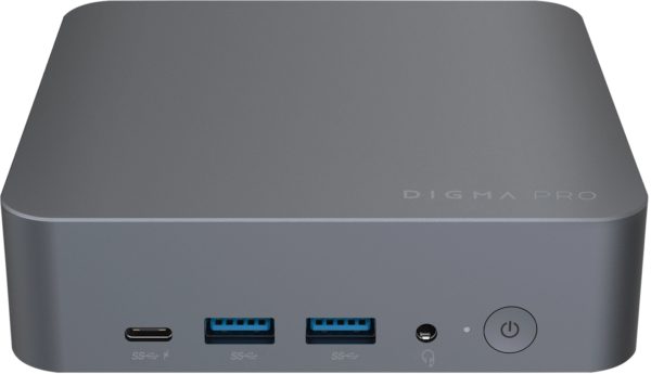 Неттоп Digma Pro Minimax X1 i5 12450H (2) 16Gb SSD512Gb UHDG Windows 11 Pro GbitEth WiFi BT 100W серый (DPP5-ADXW04)
