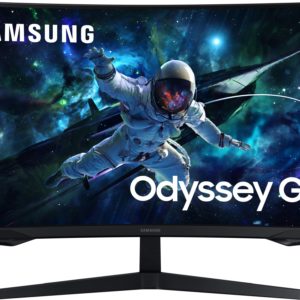 Монитор Samsung 32" Odyssey G5 S32CG550EI черный VA LED 1ms 16:9 HDMI матовая 300cd 178гр/178гр 2560x1440 165Hz FreeSync DP 2K USB 5.2кг