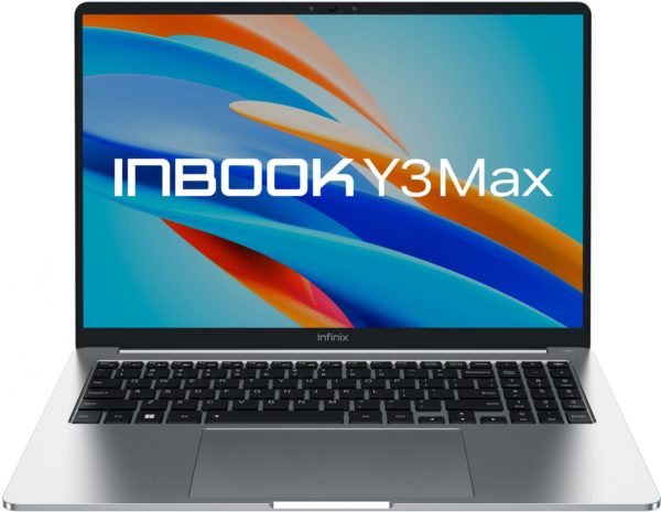 Ноутбук Infinix Inbook Y4 Max YL613 Core i5 1335U 8Gb SSD512Gb Intel Iris Xe graphics 16" IPS FHD (1920x1200) FreeDOS silver WiFi BT Cam (71008301771)