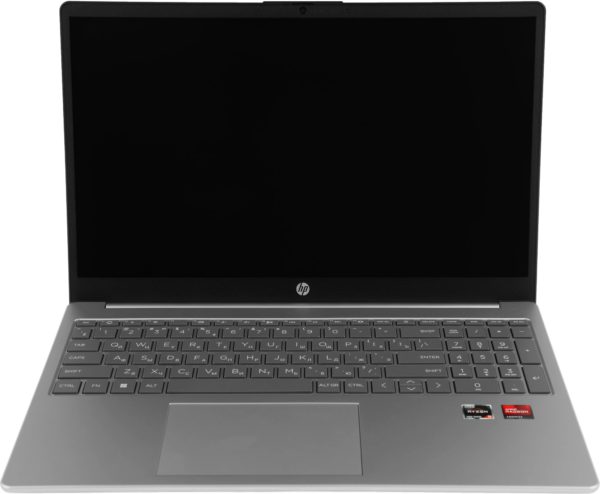 Ноутбук HP 15-fc0003nia Ryzen 5 7520U 8Gb SSD512Gb AMD Radeon 610M 15.6" IPS FHD (1920x1080) FreeDOS silver WiFi BT Cam (7K2M6EA)