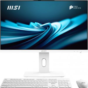 Моноблок MSI Pro AP242P 14M-668XRU 23.8" Full HD i7 14700 (2.1) 16Gb SSD512Gb UHDG 770 без ОС GbitEth WiFi BT 120W клавиатура мышь Cam белый 1920x1080