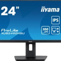 Монитор Iiyama 23.8" ProLite XUB2492HSU-B6 черный IPS LED 0.4ms 16:9 HDMI M/M матовая HAS Piv 250cd 178гр/178гр 1920x1080 100Hz DP FHD USB 4.9кг