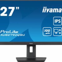 Монитор Iiyama 27" ProLite XUB2792QSU-B6 черный IPS LED 0.4ms 16:9 HDMI M/M матовая HAS Piv 250cd 178гр/178гр 2560x1440 100Hz DP WQ USB 6.1кг