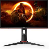 Монитор AOC 23.8" Gaming 24G2SP черный/красный IPS LED 16:9 HDMI матовая HAS Piv 300cd 178гр/178гр 1920x1080 165Hz FreeSync Premium VGA DP FHD 4.25кг