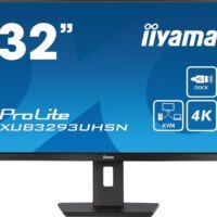 Монитор Iiyama 31.5" XUB3293UHSN-B5 черный IPS LED 16:9 HDMI M/M матовая HAS Piv 350cd 178гр/178гр 3840x2160 60Hz DP 4K USB 9.9кг