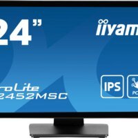 Монитор Iiyama 23.8" ProLite T2452MSC-B1 черный IPS LED 14ms 16:9 HDMI M/M матовая 400cd 178гр/178гр 1920x1080 60Hz DP FHD USB Touch 5.6кг