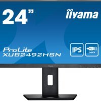 Монитор Iiyama 23.8" ProLite XUB2492HSN-B5 черный IPS LED 16:9 HDMI M/M матовая HAS Piv 250cd 178гр/178гр 1920x1080 75Hz DP FHD USB 5.6кг