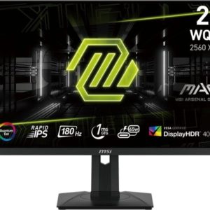 Монитор MSI 27" Mag 274QRF QD E2 черный IPS LED 16:9 HDMI полуматовая HAS Piv 1000:1 400cd 178гр/178гр 2560x1440 180Hz DP Quad 2K (1440p) USB 6.05кг