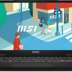 Ноутбук MSI Modern 14 H D13MG-091RU Core i7 13700H 16Gb SSD512Gb Intel Iris Xe graphics 14" IPS FHD+ (1920x1200) Windows 11 Pro black WiFi BT Cam (9S7-14L112-091)