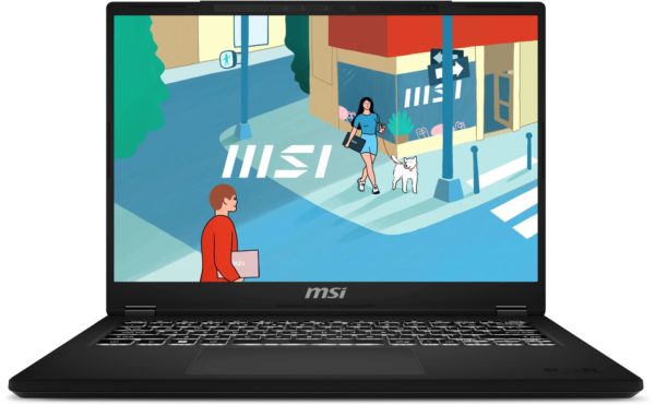 Ноутбук MSI Modern 14 H D13MG-091RU Core i7 13700H 16Gb SSD512Gb Intel Iris Xe graphics 14" IPS FHD+ (1920x1200) Windows 11 Pro black WiFi BT Cam (9S7-14L112-091)