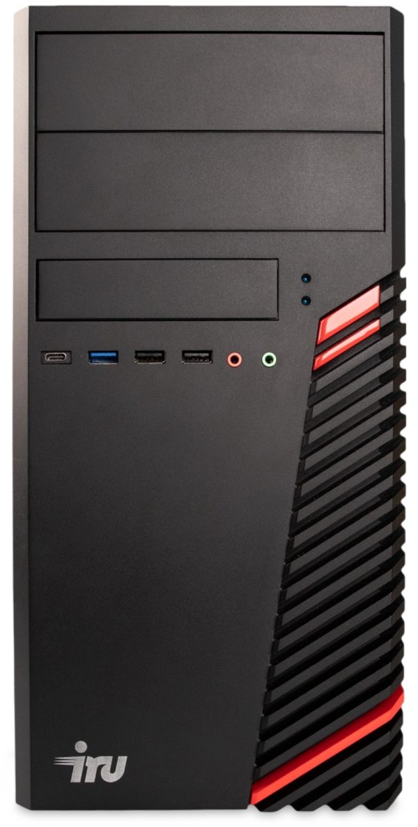 ПК IRU 310B6SM MT i5 12400 (2.5) 8Gb SSD256Gb UHDG 730 Windows 11 Pro GbitEth 200W черный (2011376)