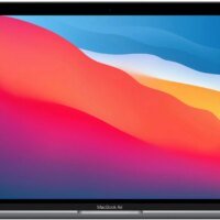 Ноутбук Apple MacBook Air A2337 M1 8 core 8Gb SSD256Gb/7 core GPU 13.3" IPS (2560x1600) macOS grey space WiFi BT Cam (MGN63CH/A)