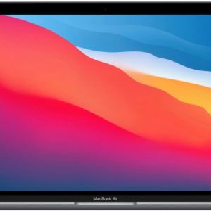 Ноутбук Apple MacBook Air A2337 M1 8 core 8Gb SSD256Gb/7 core GPU 13.3" IPS (2560x1600) macOS grey space WiFi BT Cam (MGN63CH/A)