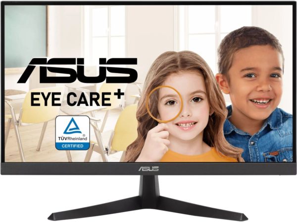 Монитор Asus 21.45" VY229HE черный IPS LED 1ms 16:9 HDMI матовая 250cd 178гр/178гр 1920x1080 75Hz FreeSync VGA FHD 2.72кг