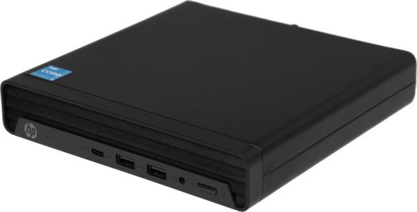 Неттоп HP ProDesk 400 G9 Mini i3 13100T (2.5) 8Gb SSD256Gb UHDG 730 FreeDOS GbitEth WiFi BT 90W kb мышь клавиатура черный (935X8EA)