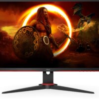 Монитор AOC 27" Gaming 27G2SAE черный/красный VA LED 16:9 HDMI M/M матовая 350cd 178гр/178гр 1920x1080 165Hz FreeSync Premium VGA DP FHD 4.63кг