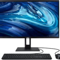 Моноблок Acer Veriton Z2694G 23.8" Full HD i5 12400 (2.5) 16Gb SSD512Gb UHDG 730 CR без ОС GbitEth WiFi BT 65W клавиатура мышь Cam черный 1920x1080