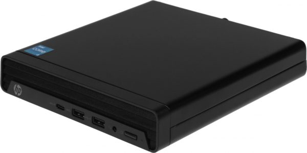 Неттоп HP 260 G9 Mini i3 1315U (1.2) 8Gb SSD256Gb UHDG FreeDOS GbitEth WiFi BT 65W kb мышь клавиатура черный (9H6M7ET)