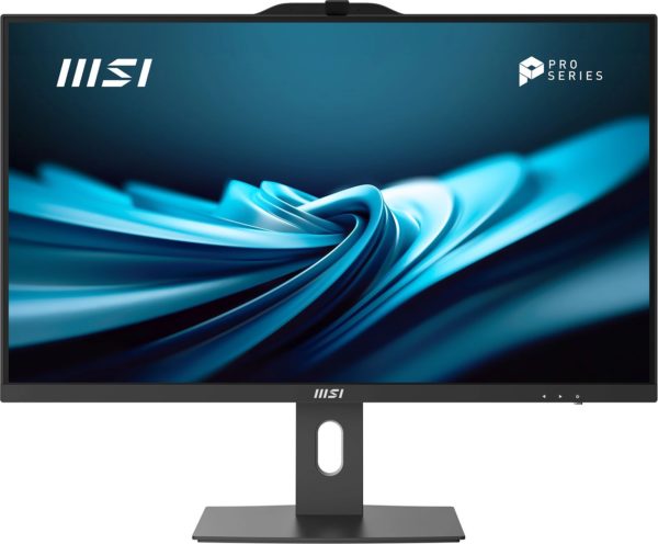 Моноблок MSI Pro AP242P 14M-688RU 23.8" Full HD i7 14700 (2.1) 16Gb SSD512Gb UHDG 770 Windows 11 Pro GbitEth WiFi BT 120W клавиатура мышь Cam черный 1920x1080