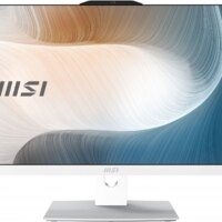 Моноблок MSI Modern AM242P 1M-1020XRU 23.8" Full HD Core 7 150U (1.8) 16Gb SSD512Gb Graphics без ОС GbitEth WiFi BT 120W клавиатура мышь Cam белый 1920x1080