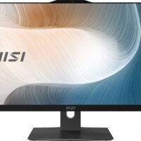 Моноблок MSI Modern AM242P 12M-630RU 23.8" Full HD PG 8505 (1.2) 4Gb SSD128Gb UHDG Windows 11 Pro GbitEth WiFi BT 120W клавиатура мышь Cam черный 1920x1080