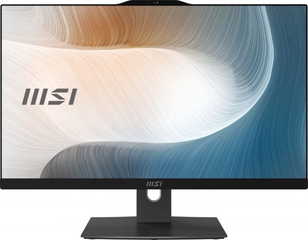 Моноблок MSI Modern AM242TP 1M-1026XRU 23.8" Full HD Touch Core 5 120U (1.4) 16Gb SSD512Gb Graphics без ОС GbitEth WiFi BT 120W клавиатура мышь Cam черный 1920x1080