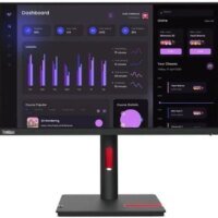 Монитор Lenovo 23.8" ThinkVision T24i-30 черный IPS LED 4ms 16:9 HDMI матовая HAS Piv 250cd 178гр/178гр 1920x1080 60Hz VGA DP FHD USB 5.4кг