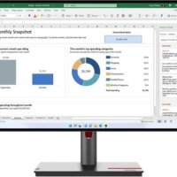 Монитор Lenovo 27" ThinkVision P27h-30 черный IPS LED 6ms 16:9 DVI HDMI матовая HAS Piv 1000:1 350cd 178гр/178гр 2560x1440 60Hz DP 2K USB 7кг