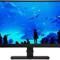 Монитор Lenovo 34" ThinkVision P34w-20 черный IPS LED 6ms 21:9 HDMI M/M HAS Piv 300cd 178гр/178гр 3440x1440 60Hz DP WQ HD 2K (1440p) USB 10.8кг